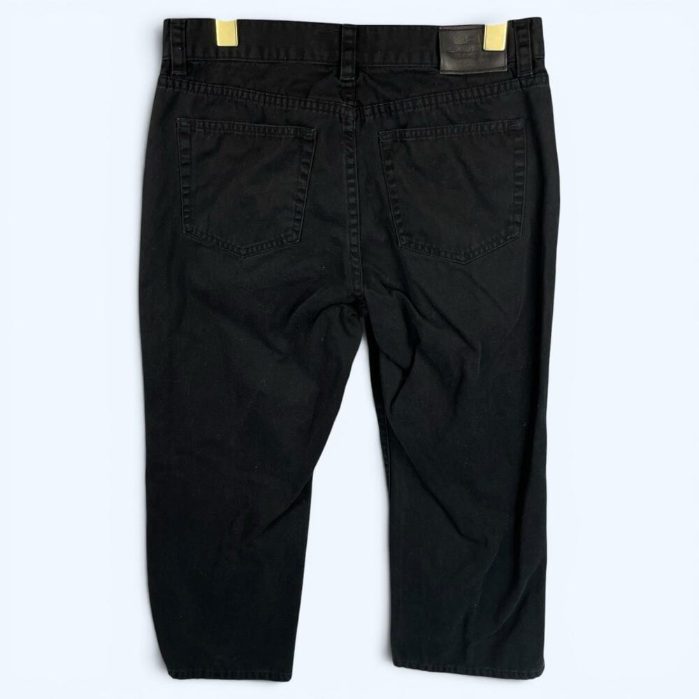 Lauren Ralph Lauren Jeans Co Crop Classic Midcalf Black Jeans Pants Women's Sz 4 - Picture 2 of 11